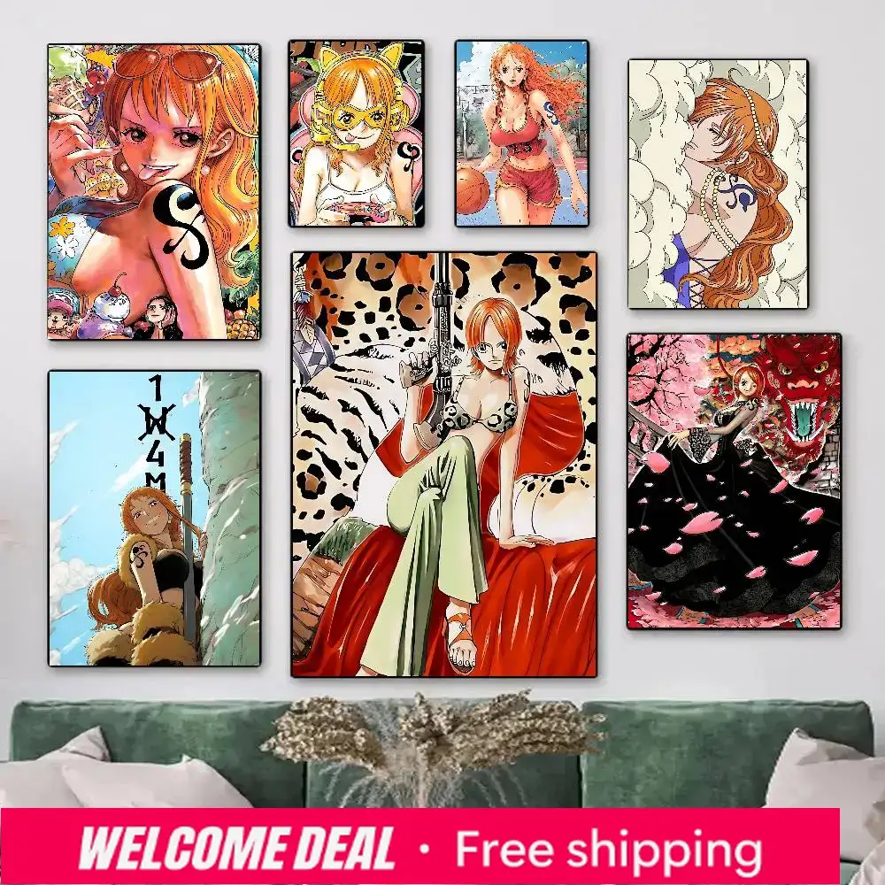 Resin Art Wall Decor - 2026 1 adet Anime Karakter Nami