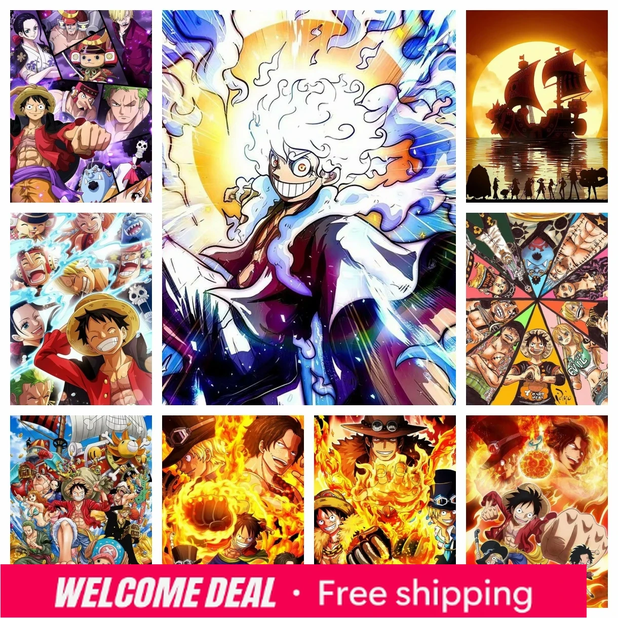 Resin Art Painting - 2026 2024 Yeni Japon Anime One