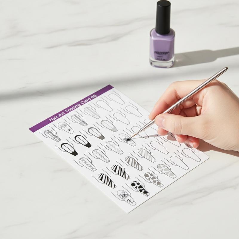 Resin Art Guide Free - 10 adet Nail Art Hatları Uygulama