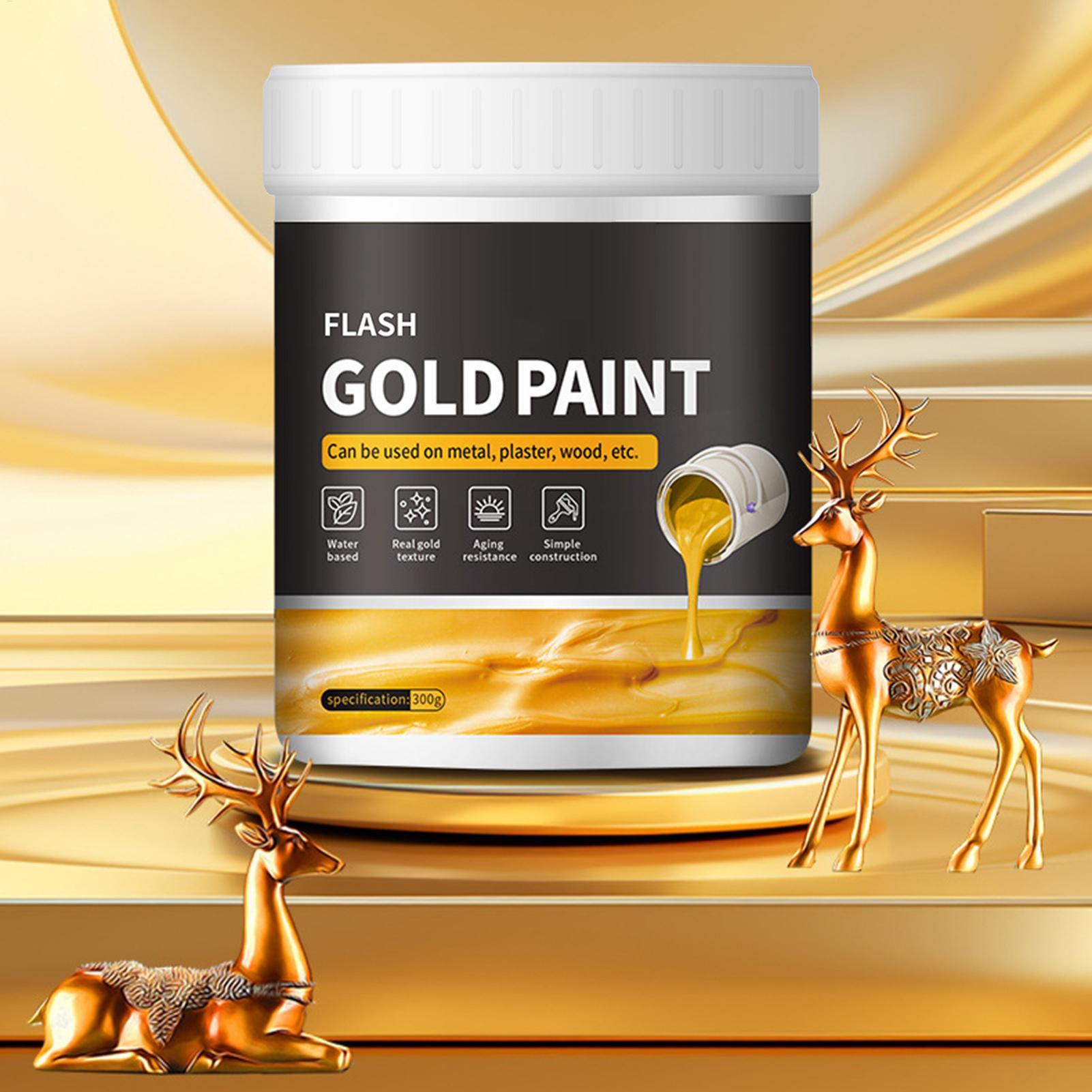 Gold Leaf Foil - 300g Solmayan Sıvı Altın Varak Boyası