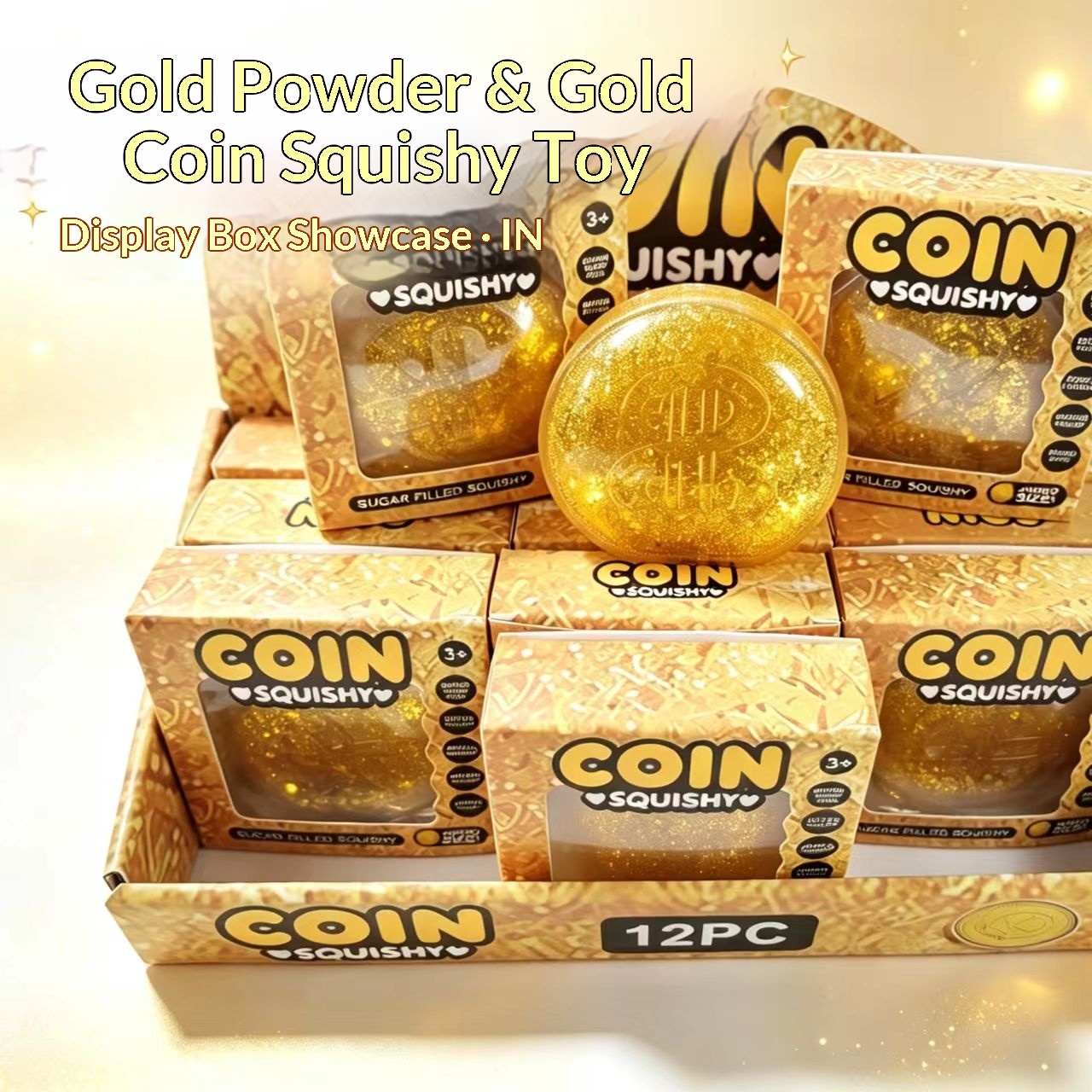 Resin Art Glitter - 12 adet/Tam Paket 8.5cm Simli Simüle