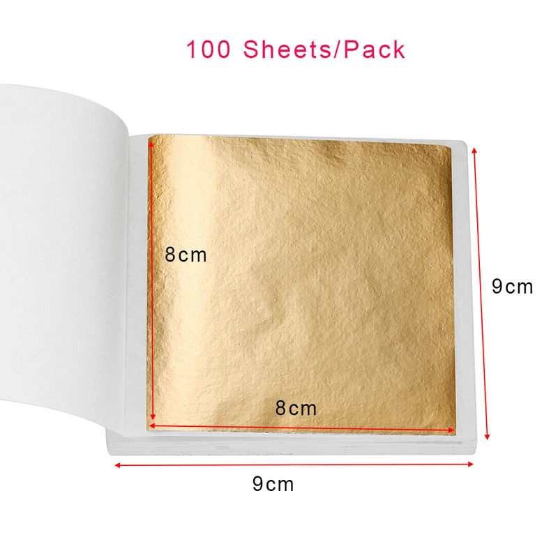 100-200 yaprak Taklit Altın Fo - Gold Leaf Foil incelemesi ve fiyatı
