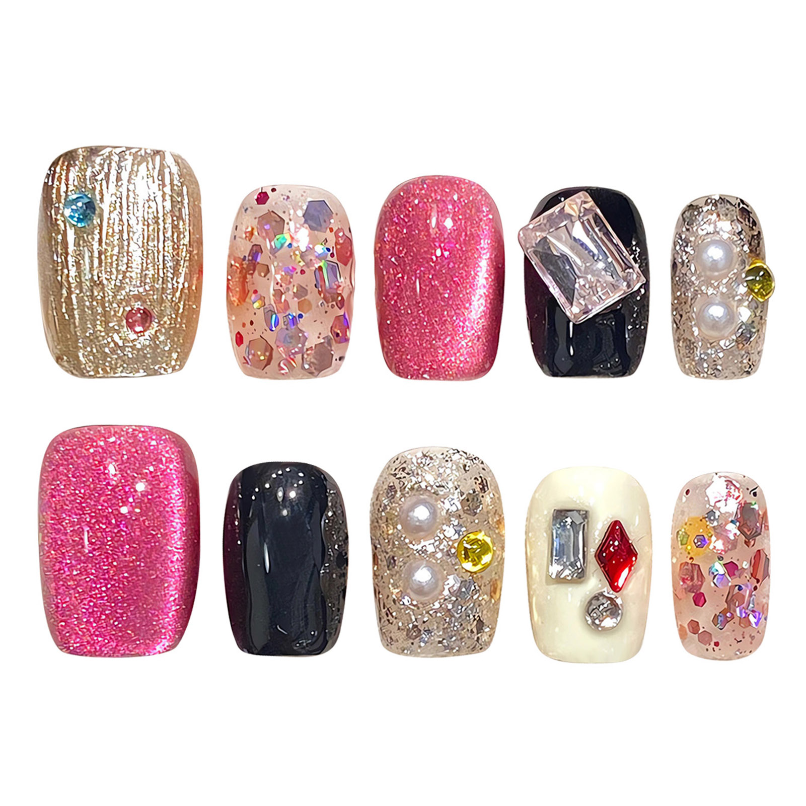 El yapımı çivi üzerinde basın  - Resin Art Glitter incelemesi ve fiyatı