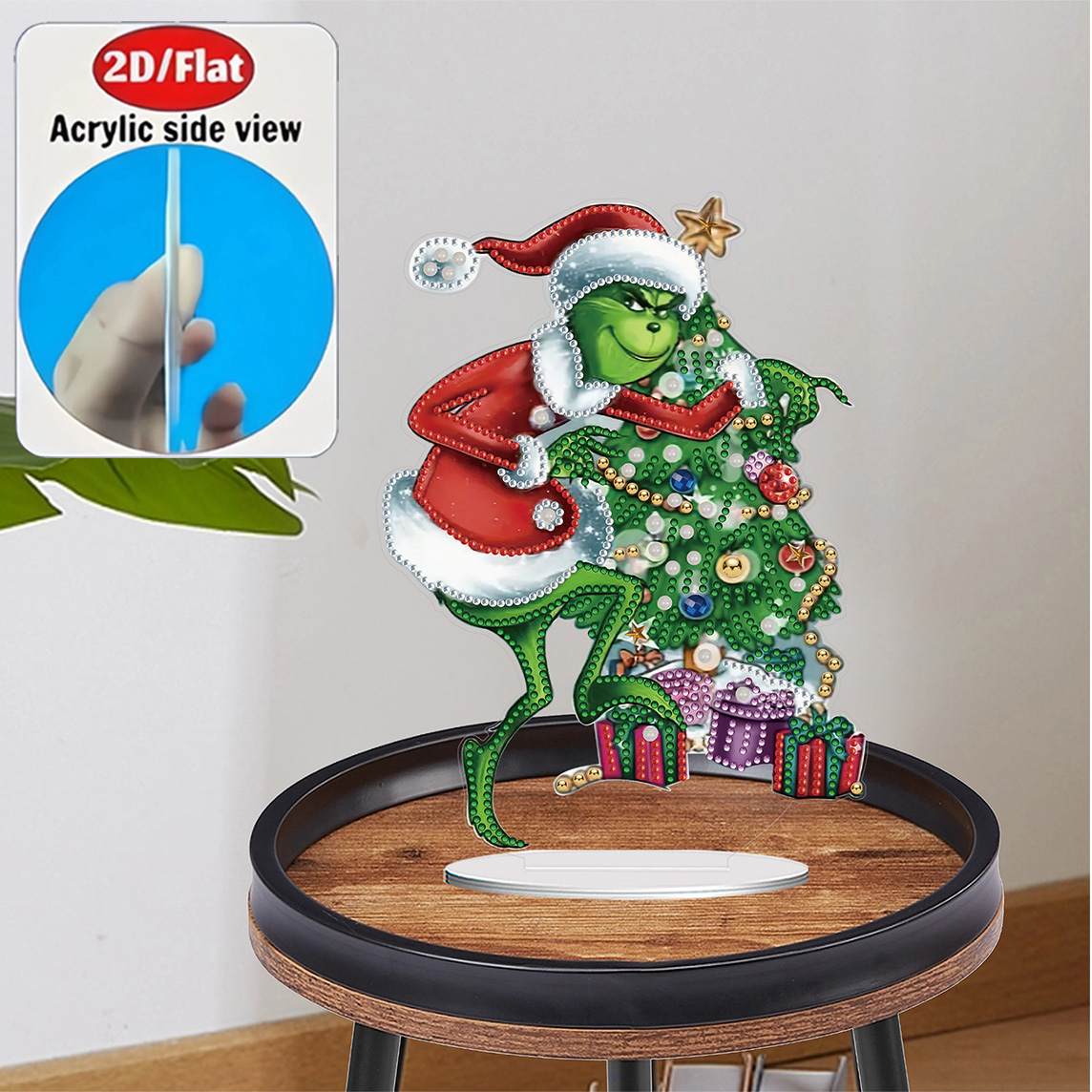2D / Düz 1 adet Eğlenceli Noel - Resin Art Glitter incelemesi ve fiyatı