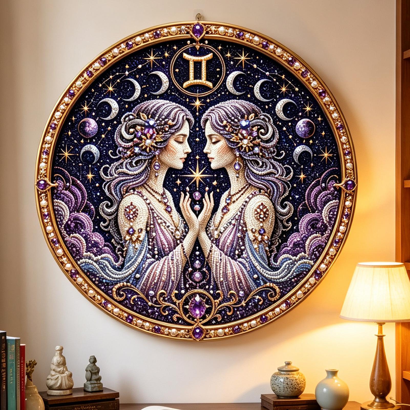 12 Burç İnci Sanat Seti Yuvarl - Resin Art Wall Decor incelemesi ve fiyatı