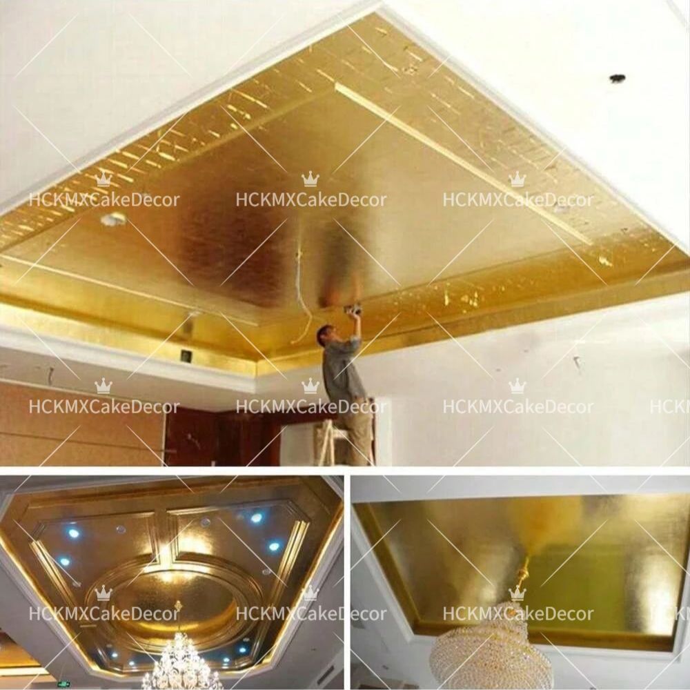 100 adet İmitasyon Altın Folyo - Gold Leaf Foil incelemesi ve fiyatı