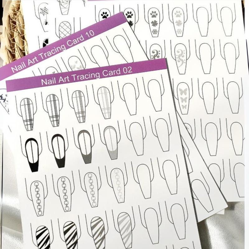 10 adet Nail Art Hatları Uygul - Resin Art Guide Free incelemesi ve fiyatı